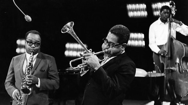 Jazz musicians on stage